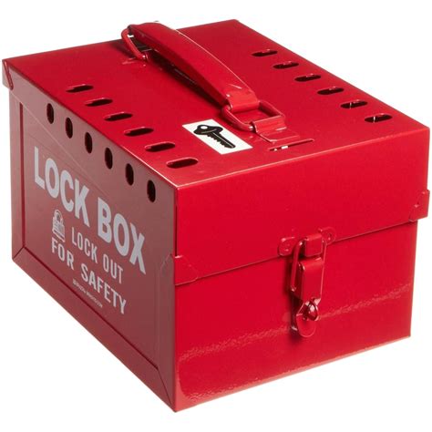 big metal lock box|large lockable box.